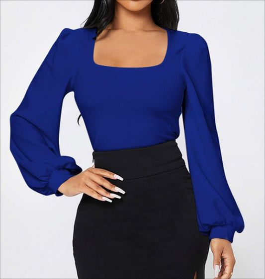 Ladies' Elegant Temperament Versatile Solid Color