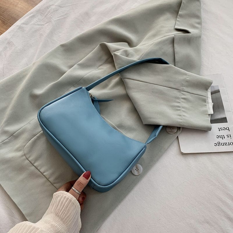 EmiSmile chic bags Blue Simple & Trendy Underarm Bag – The Must-Have Net-Red Favorite