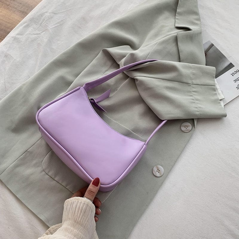 EmiSmile chic bags Purple Simple & Trendy Underarm Bag – The Must-Have Net-Red Favorite