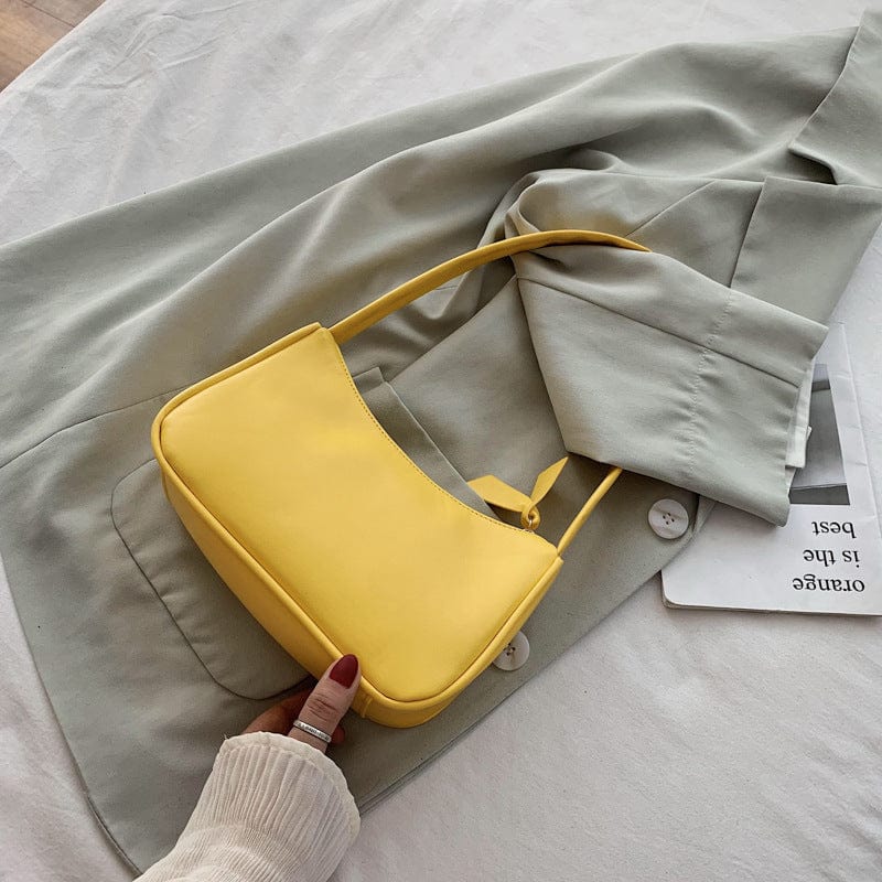 EmiSmile chic bags Yellow Simple & Trendy Underarm Bag – The Must-Have Net-Red Favorite