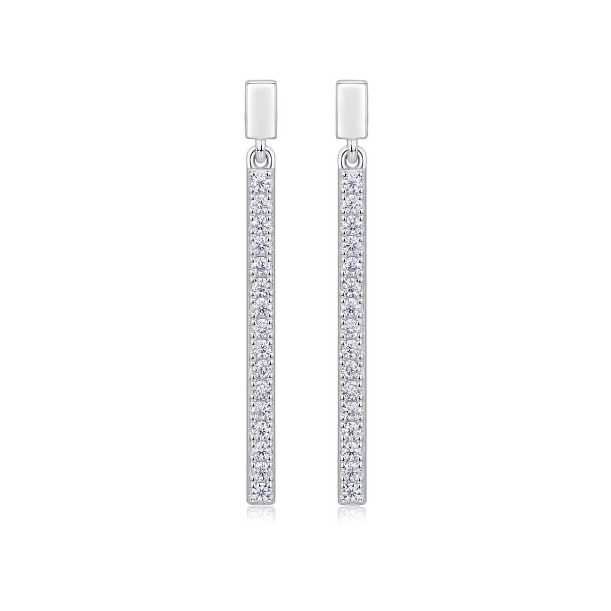 EmiSmile details matter A pair of earrings Luxury Jumping Diamond Moissanite Silver Stud Earrings ✨