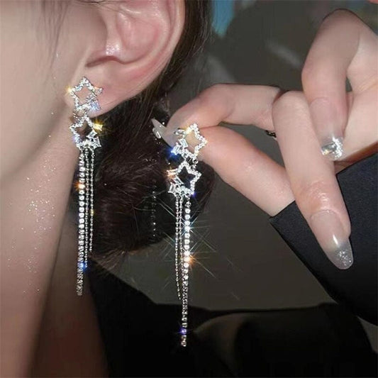 EmiSmile details matter XINGX Water Drop Tassel Earrings – Simple Elegance, Subtle Sparkle