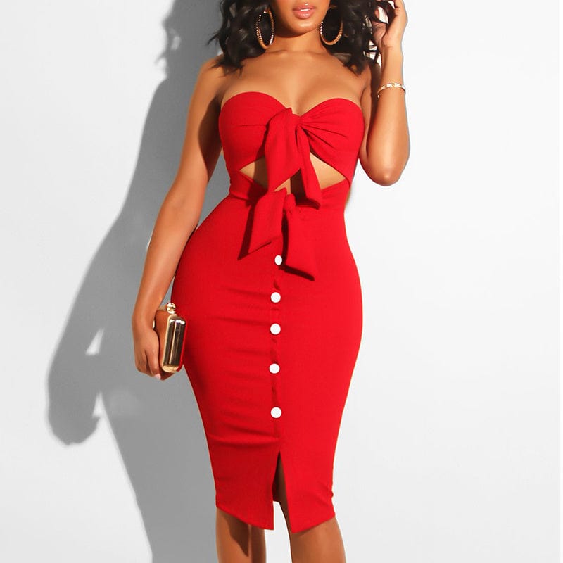 EmiSmile Dreses Women's Sexy Lace Bodycon Dress – Elegant, Alluring & Perfect for Special Nights
