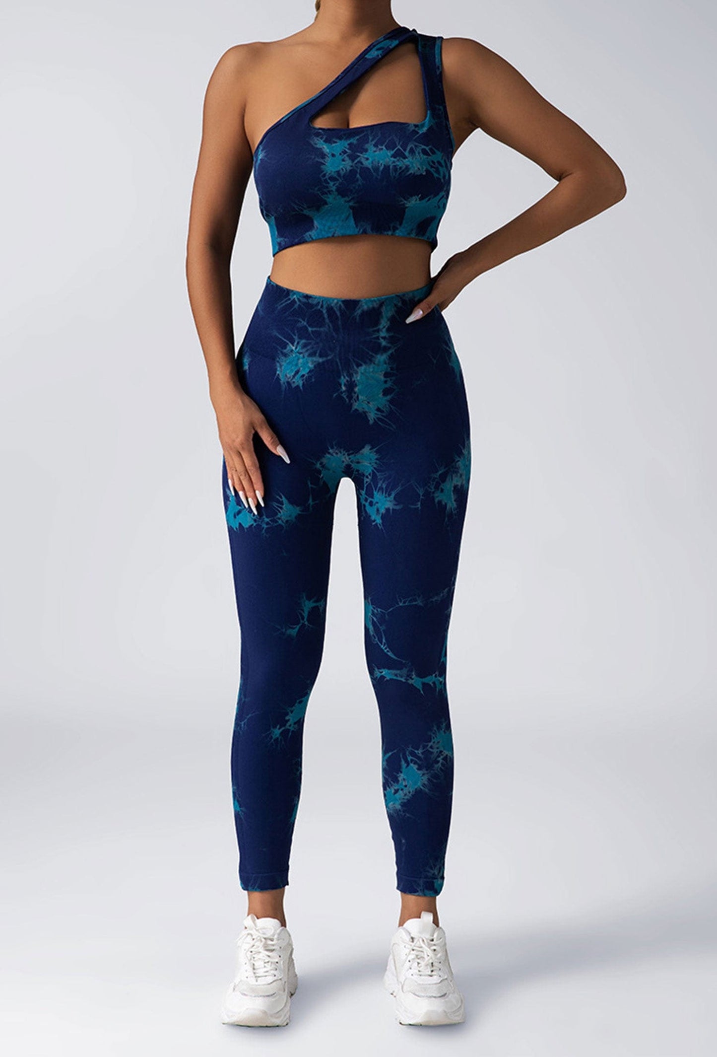 EmiSmile tracksuit Blue / M Scrunch Butt Lifting Workout Leggings – High Waisted Tie Dye Yoga Pants
