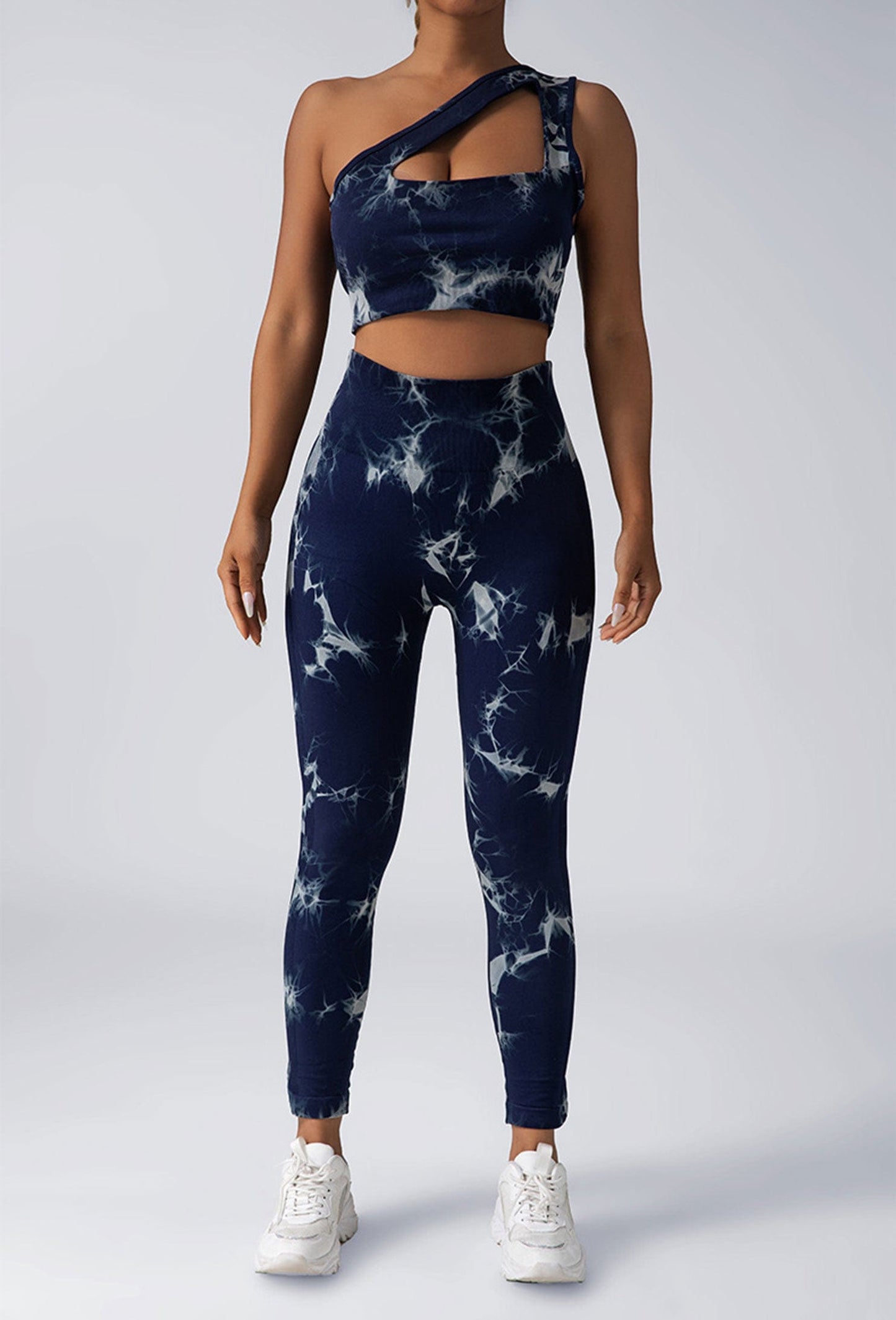 EmiSmile tracksuit Navy blue / S Scrunch Butt Lifting Workout Leggings – High Waisted Tie Dye Yoga Pants