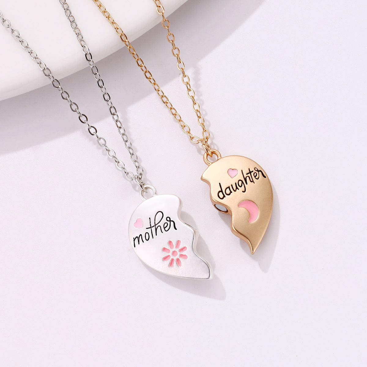 null accessories 2PCS Set Jewelry Mother Daughter Necklace