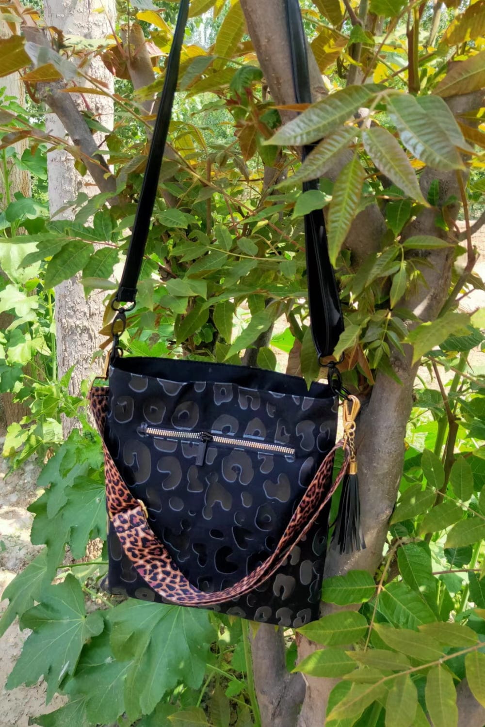 Trendsi Adored PU Leather Shoulder Bag with Tassel