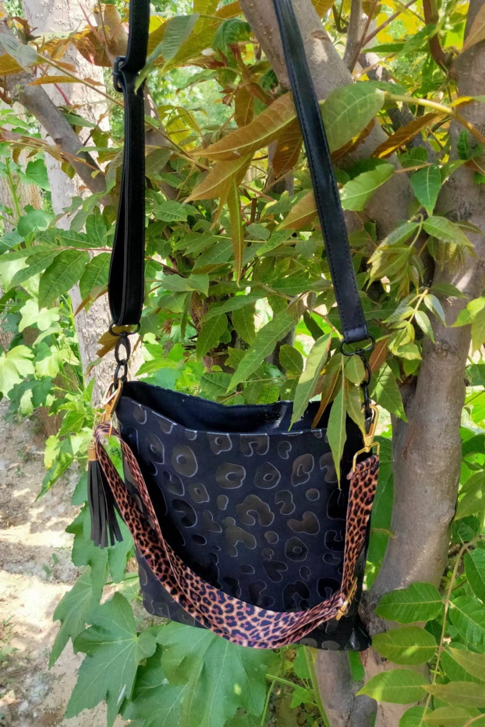 Trendsi Adored PU Leather Shoulder Bag with Tassel