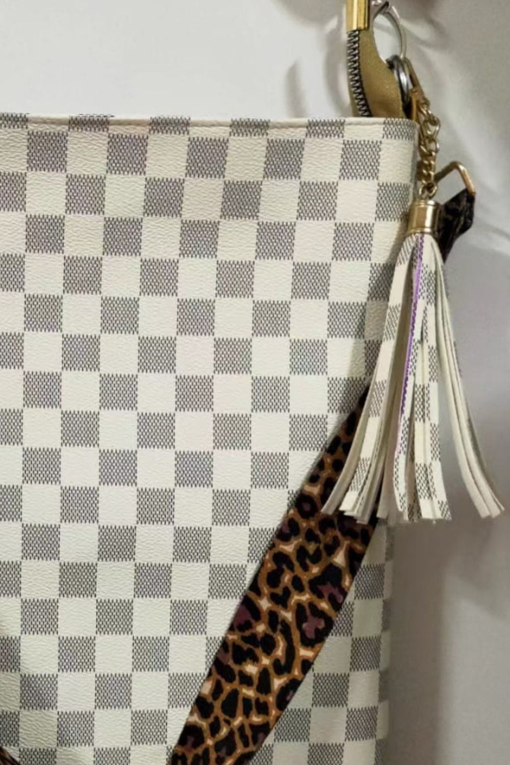 Trendsi Adored PU Leather Shoulder Bag with Tassel