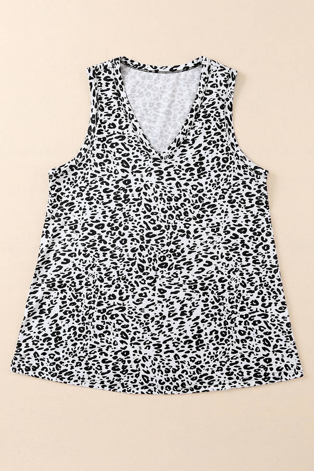 Trendsi Animal Print V-Neck Tank