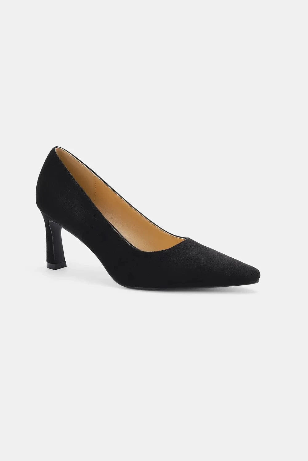 Trendsi Beast Fashion Faux Suede Point Toe Pumps