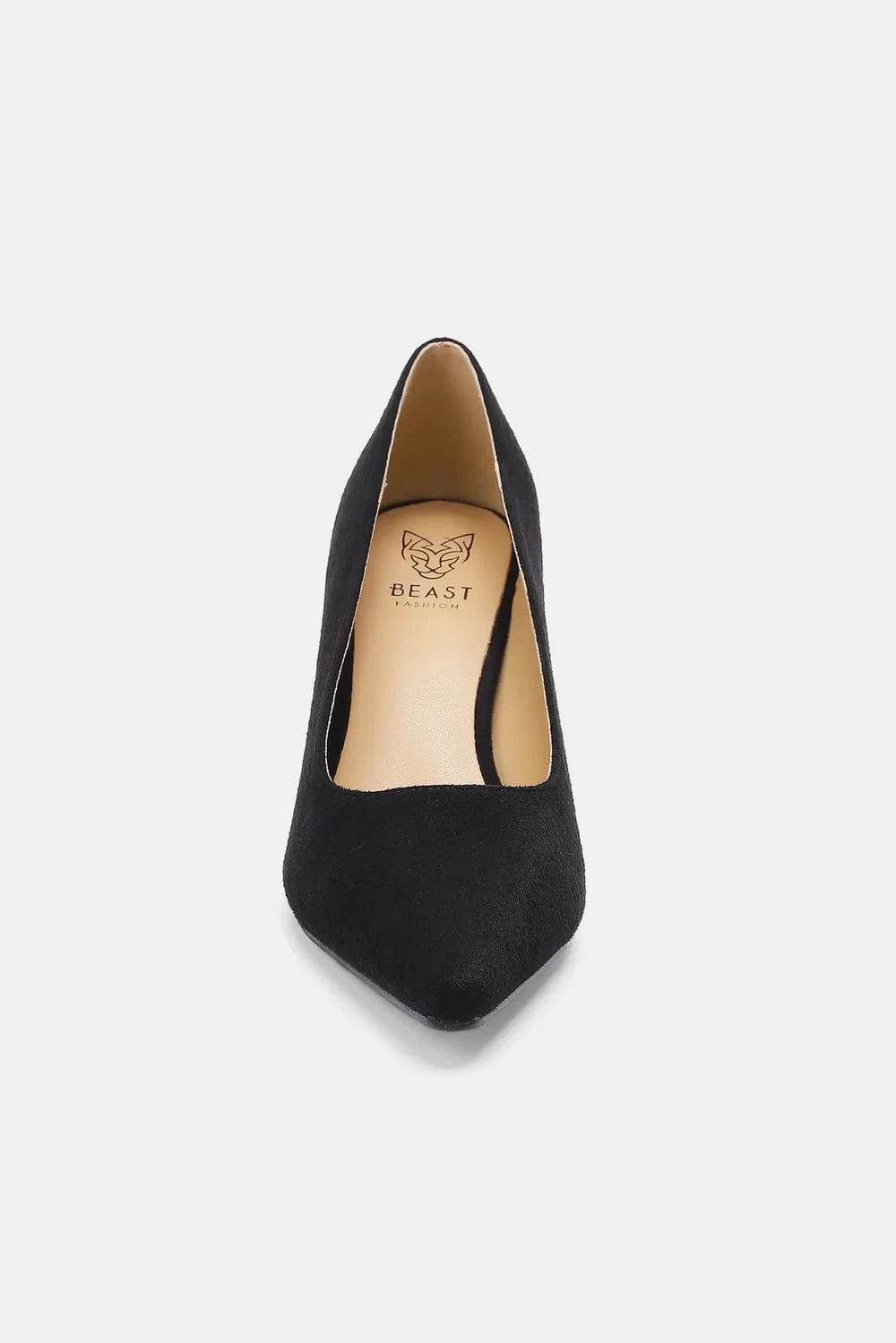 Trendsi Beast Fashion Faux Suede Point Toe Pumps