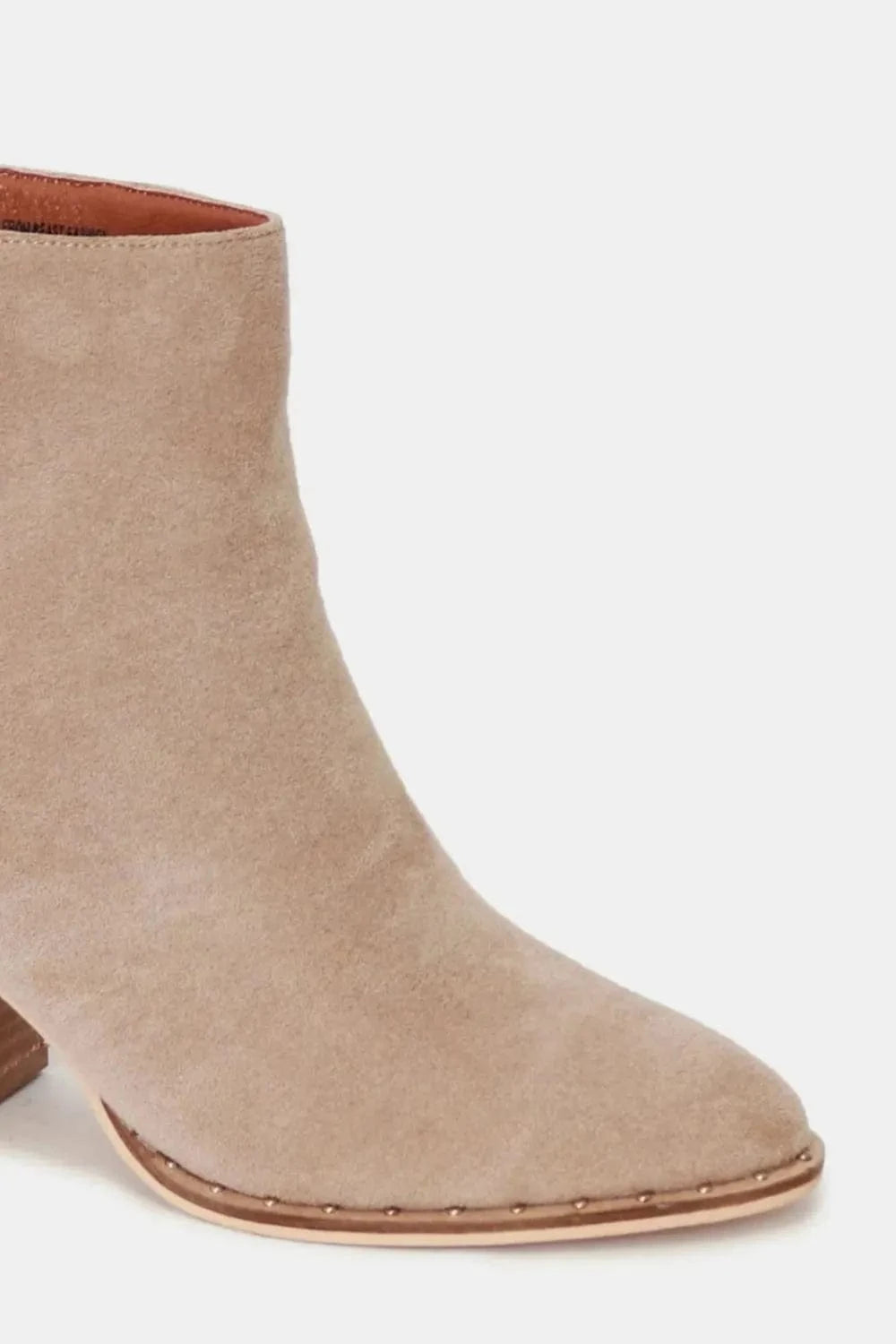 Trendsi Beast Fashion Suede Point Toe Ankle Booties
