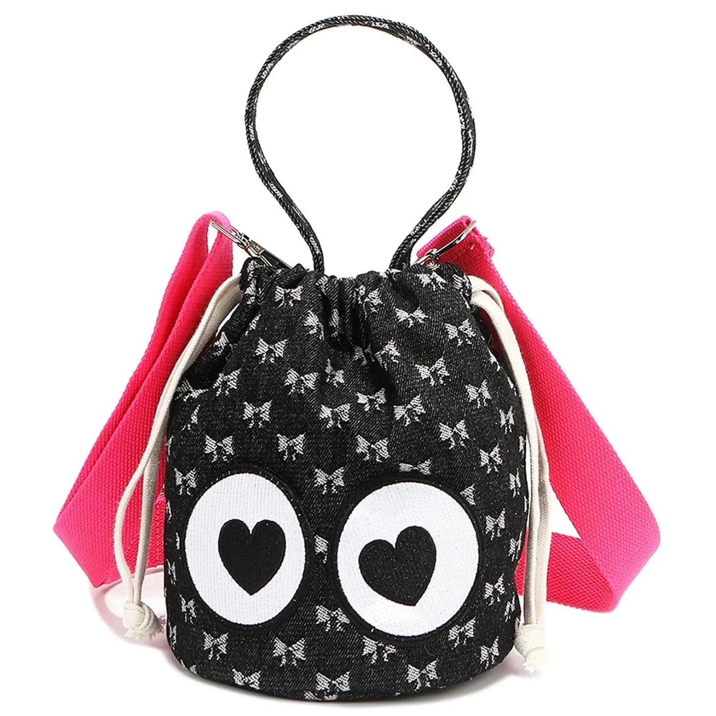 Trendsi BK / One Size Nicole Lee USA Drawstring Bucket Bag