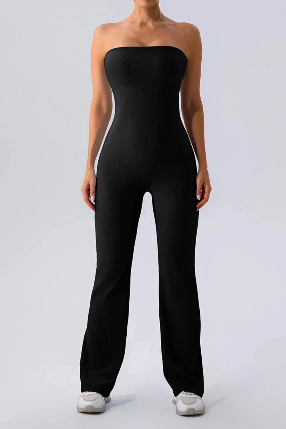 Trendsi Black / S Sleeveless Straight Active Jumpsuit
