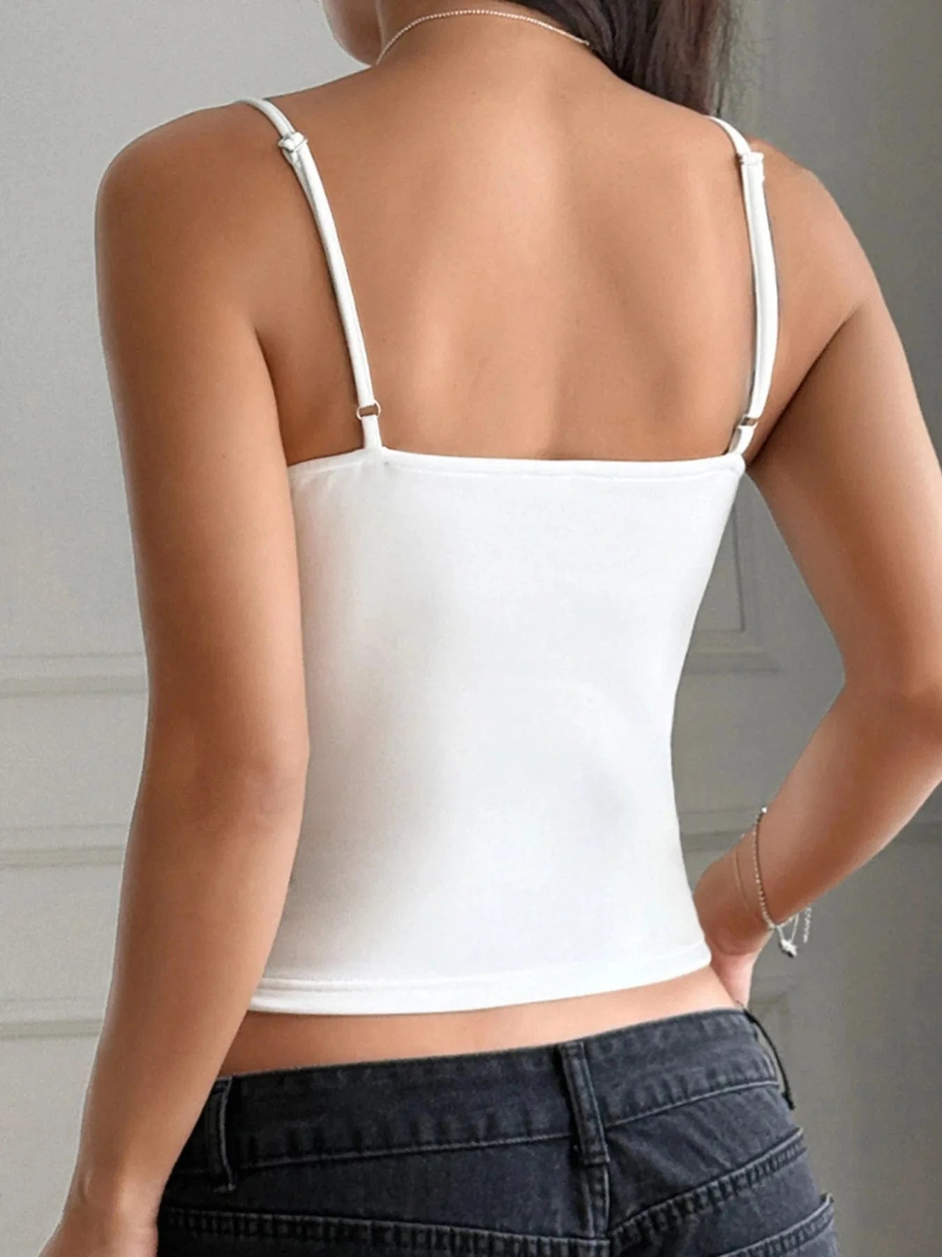 Trendsi Button Front Cami Top