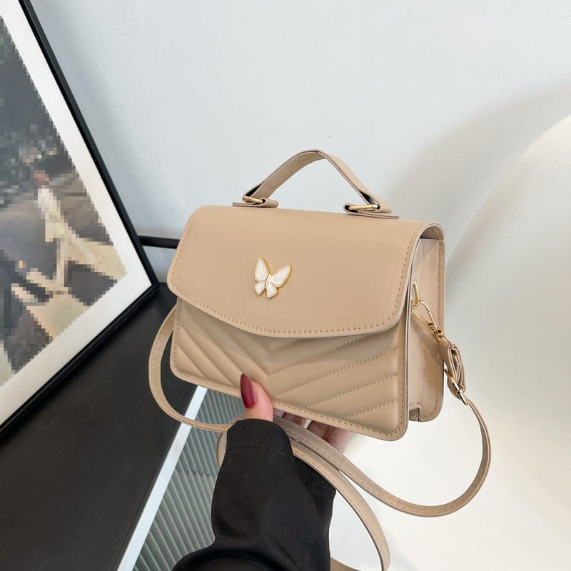 Trendsi chic bags Khaki Women's Versatile Simple Fashion Shoulder Messenger Bag