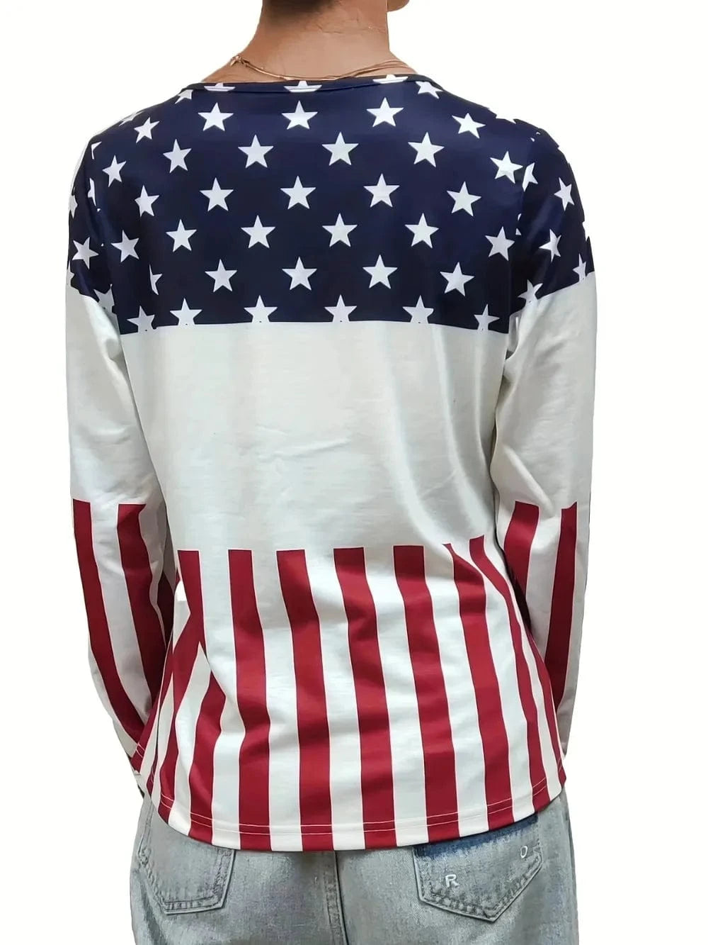 Trendsi Crisscross Color Block Long Sleeve T-Shirt