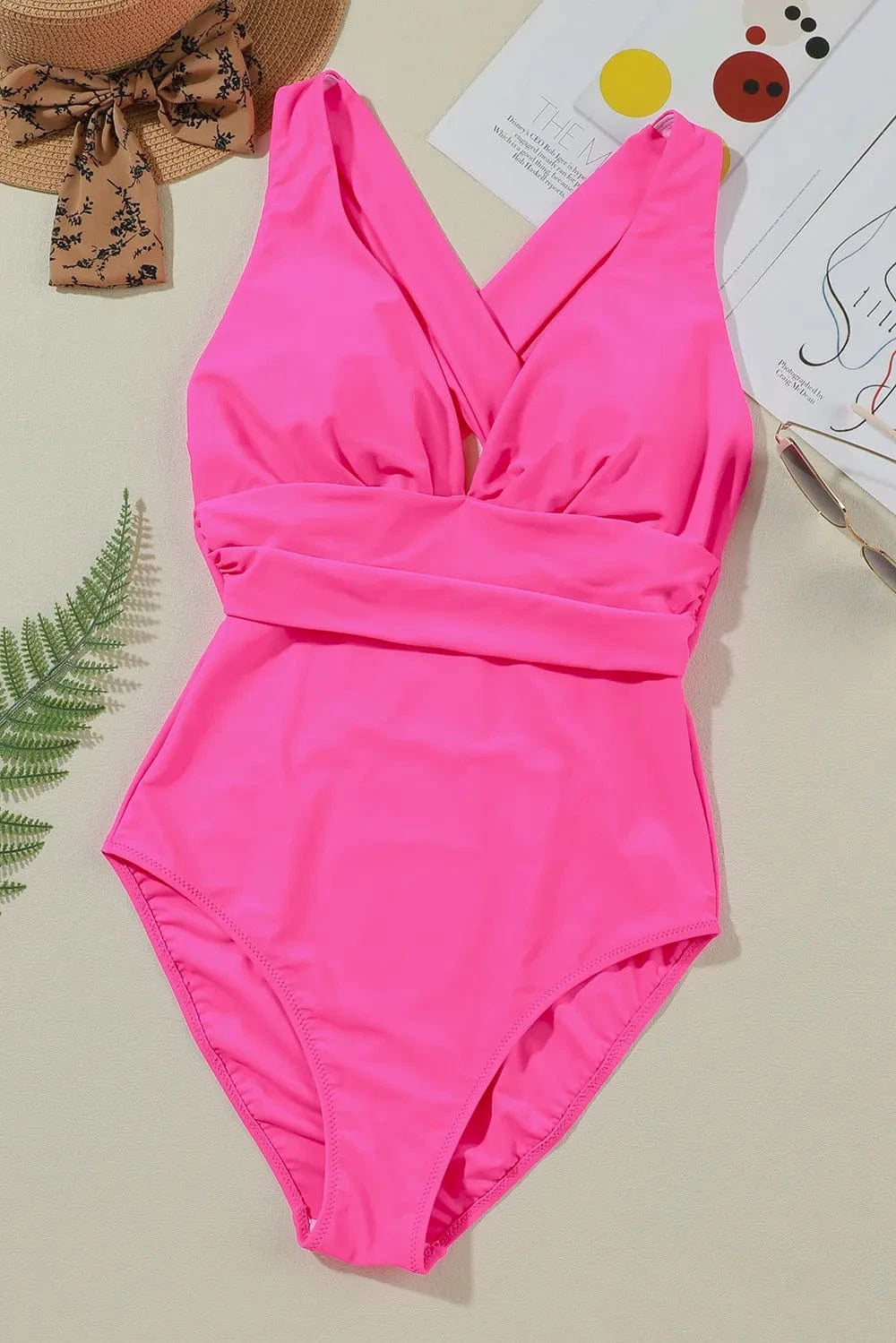 Trendsi Crisscross Wide Strap One-Piece Swimwear