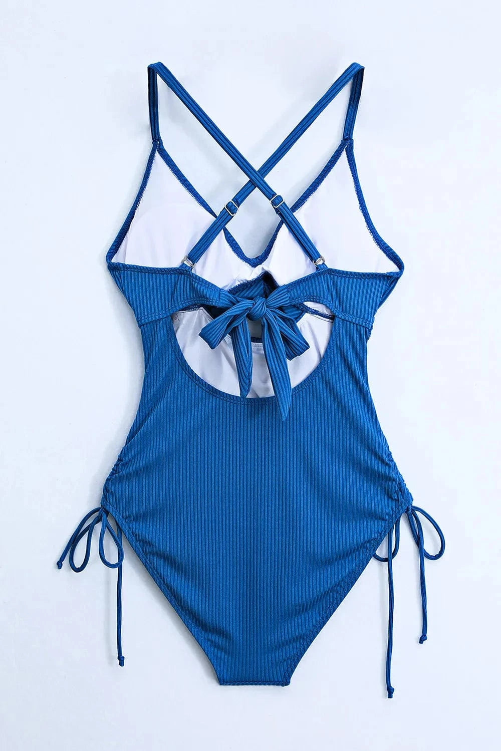 Trendsi Cutout V-Neck Spaghetti Strap One-Piece Swimwear