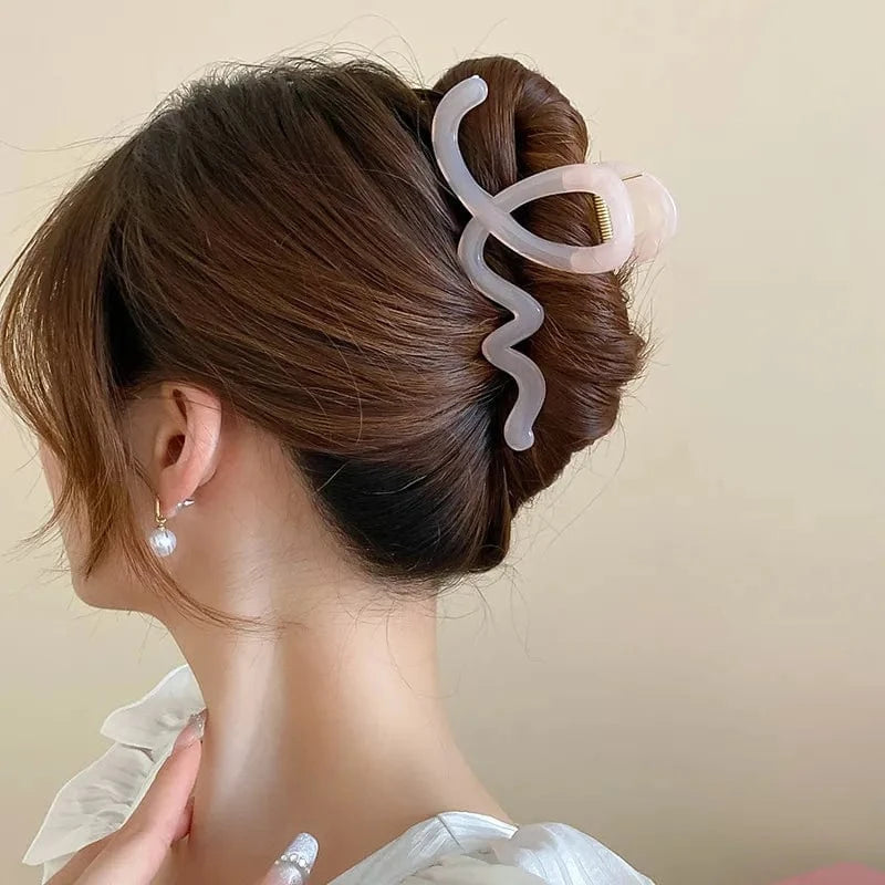 Trendsi hair clips Acrylic Hair Claw Clip