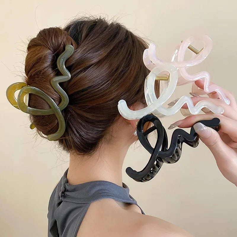 Trendsi hair clips Acrylic Hair Claw Clip