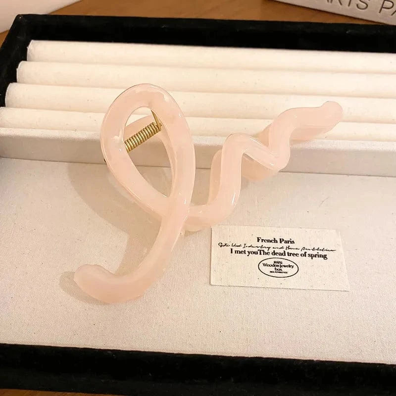 Trendsi hair clips Blush Pink / One Size Acrylic Hair Claw Clip