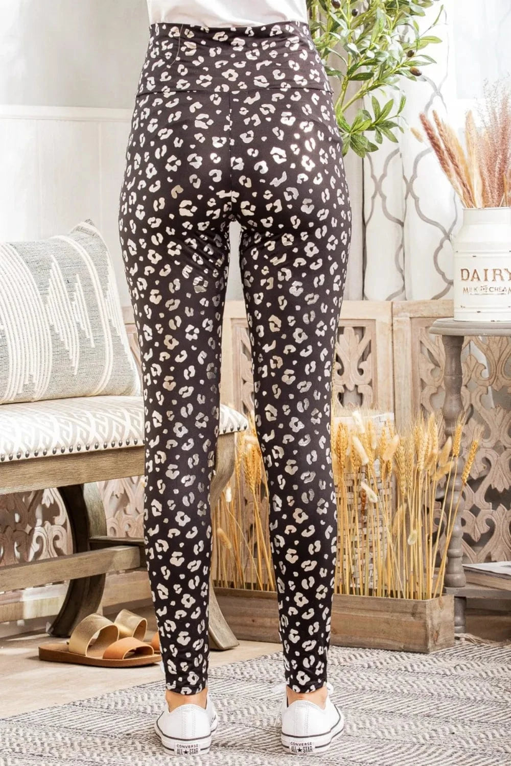 Trendsi Heimish Full Size Leopard High Waist Leggings