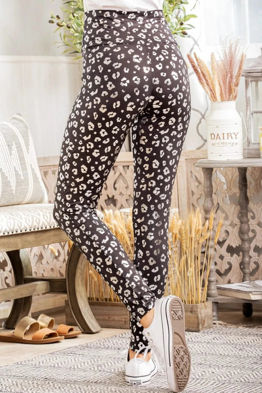 Trendsi Heimish Full Size Leopard High Waist Leggings