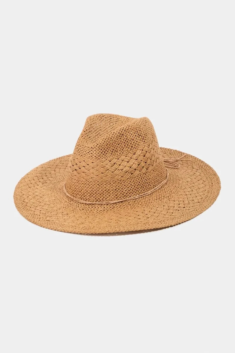 Trendsi KA / One Size Fame Straw Braided Sun Hat