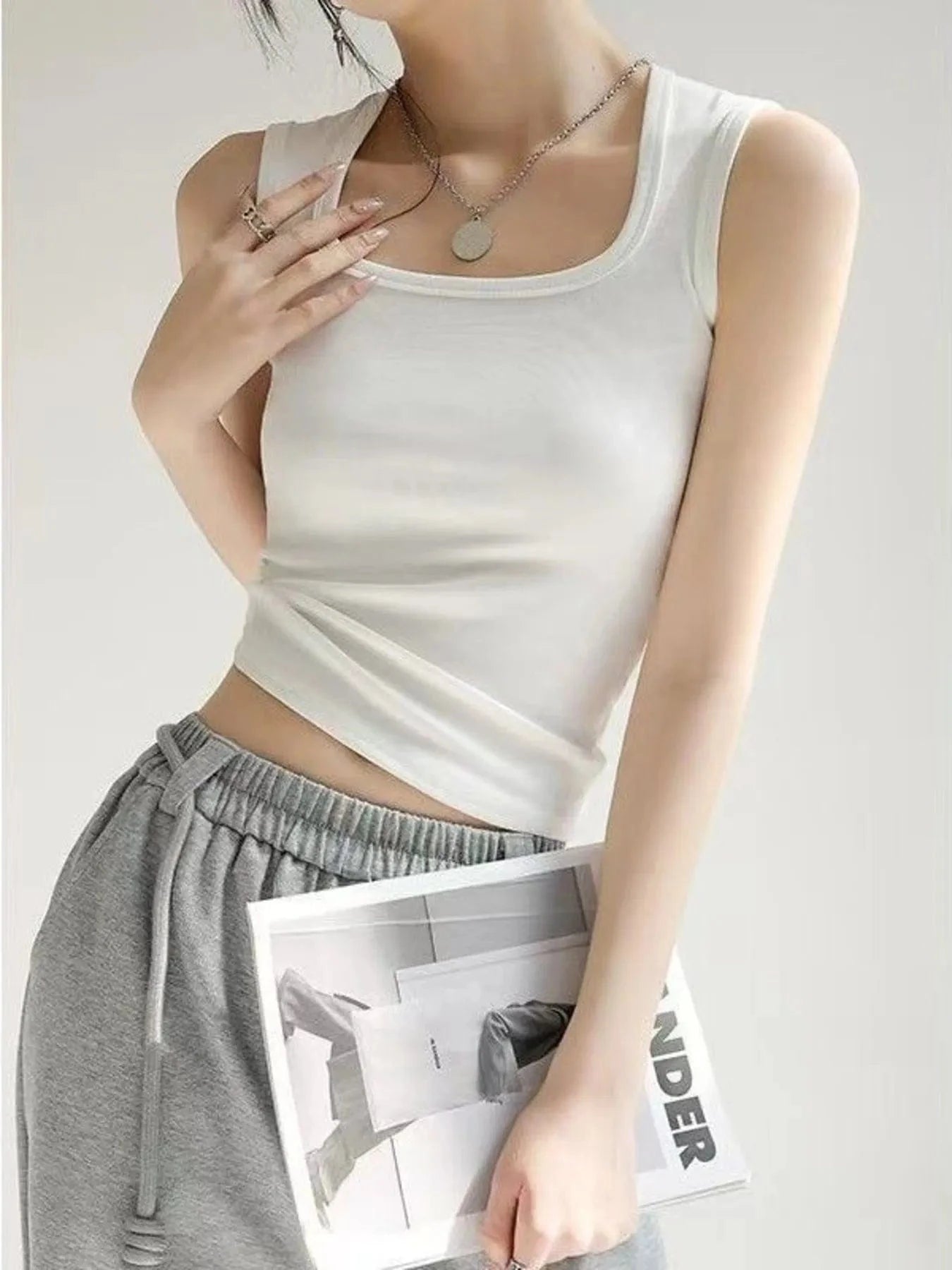 Trendsi Plus Size Wide Strap Tank