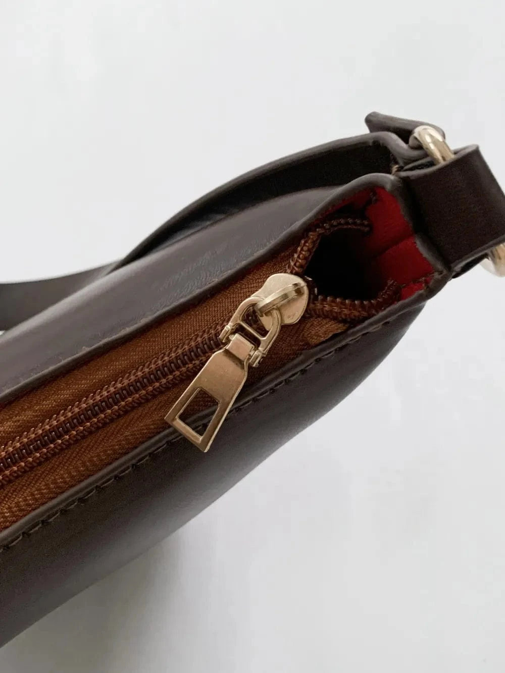 Trendsi PU Leather Shoulder Bag with EarPods Bag
