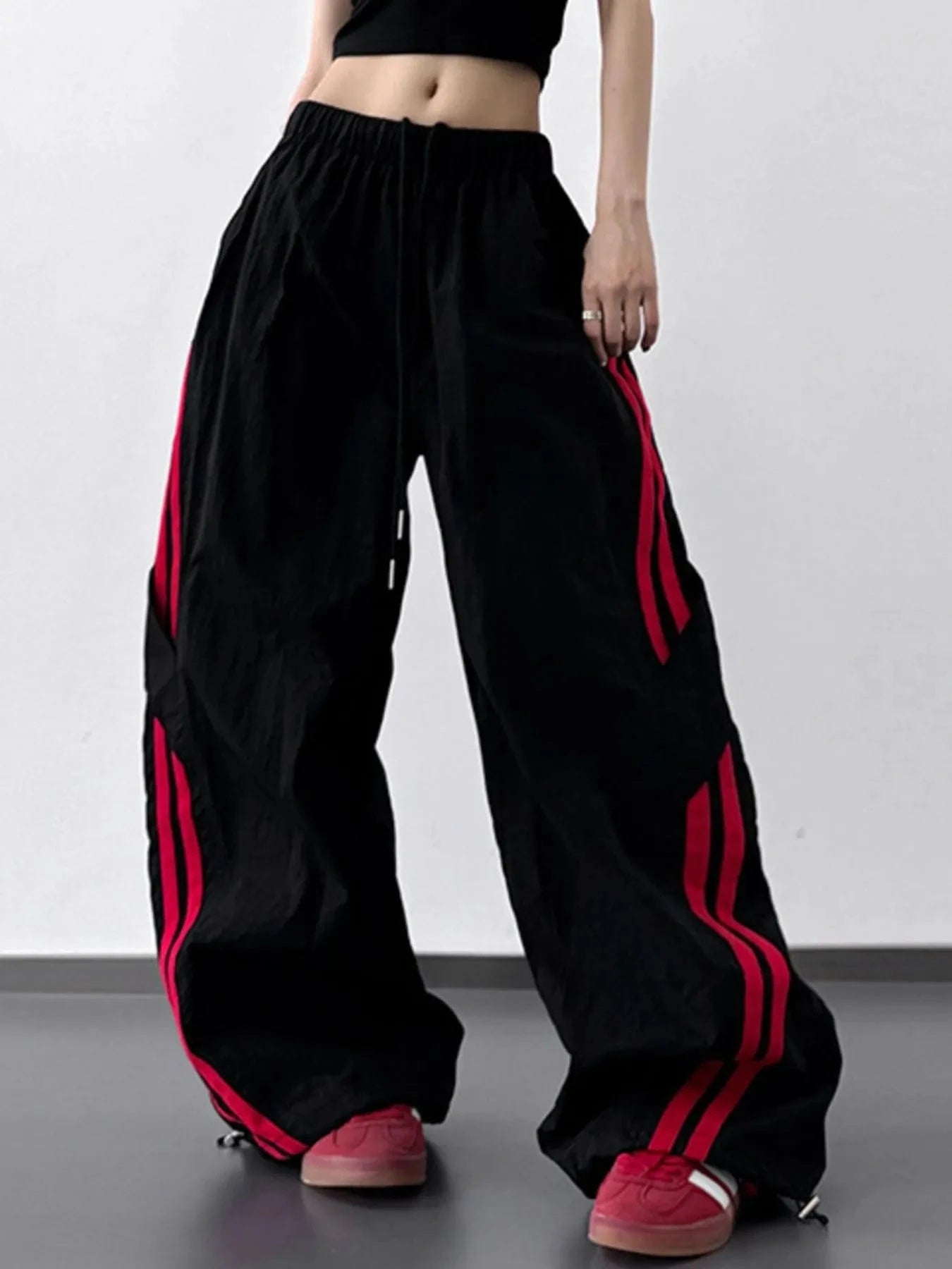 Trendsi Side Stripes Wide Leg Pants