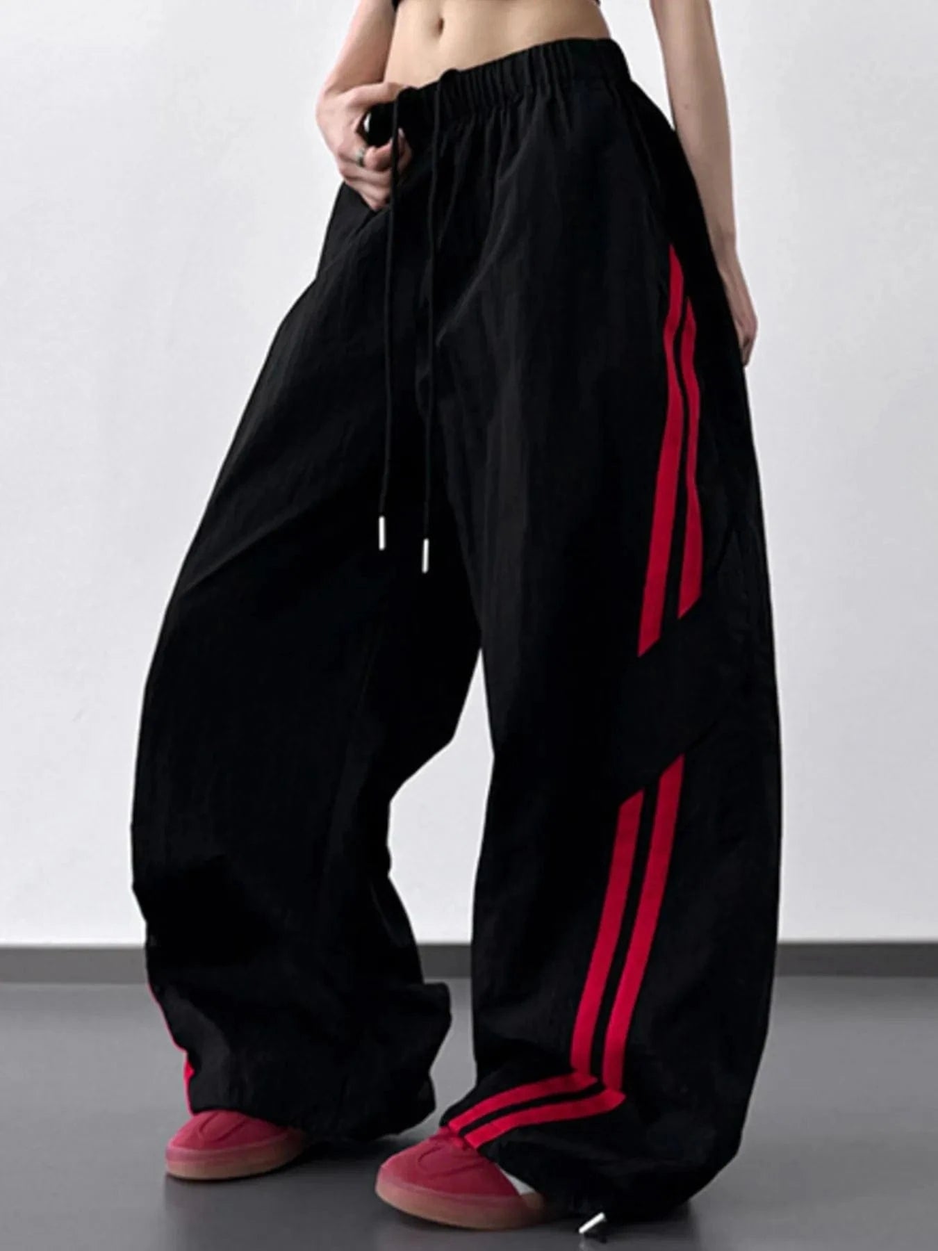 Trendsi Side Stripes Wide Leg Pants