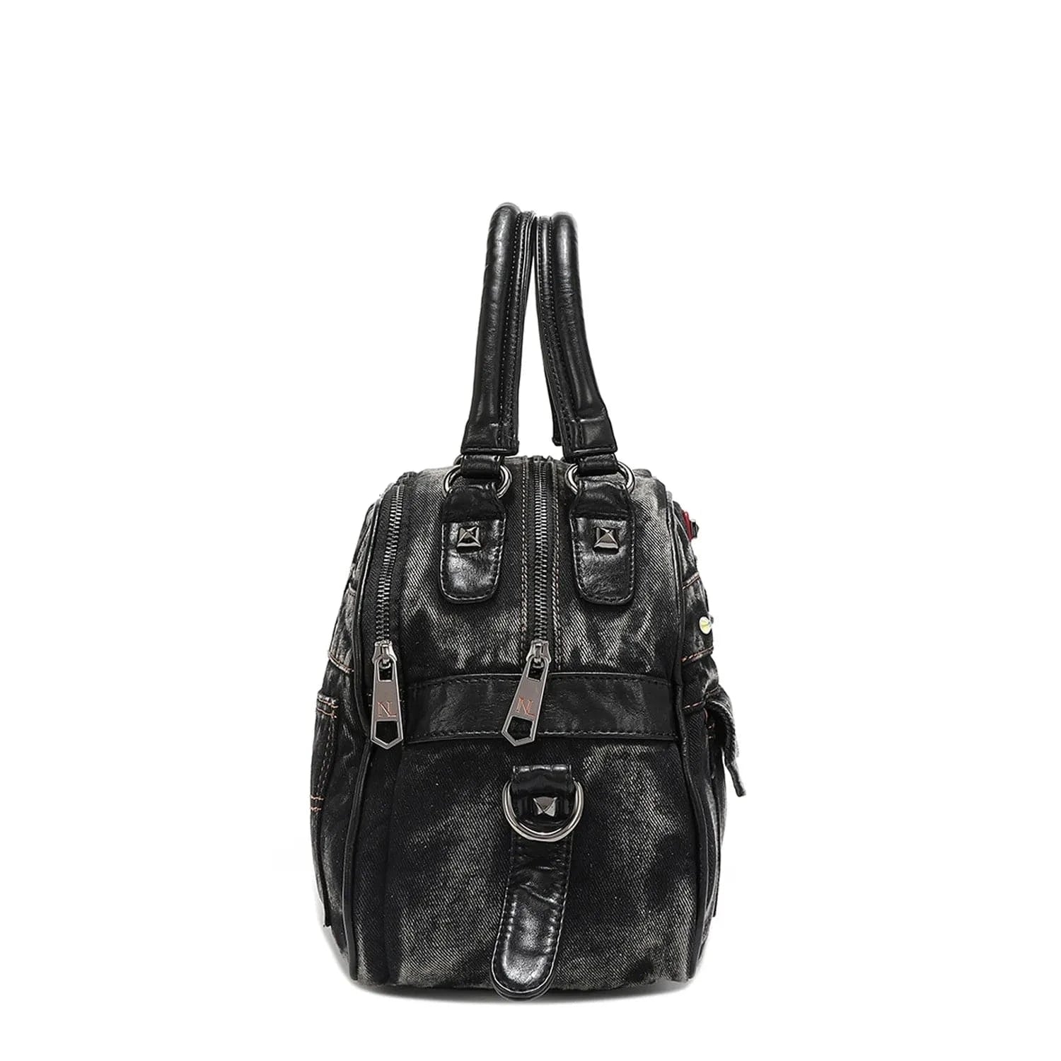 Trendsi SISTERS SECRET / One Size Nicole Lee USA Denim Sisters Secret Dome Handbag