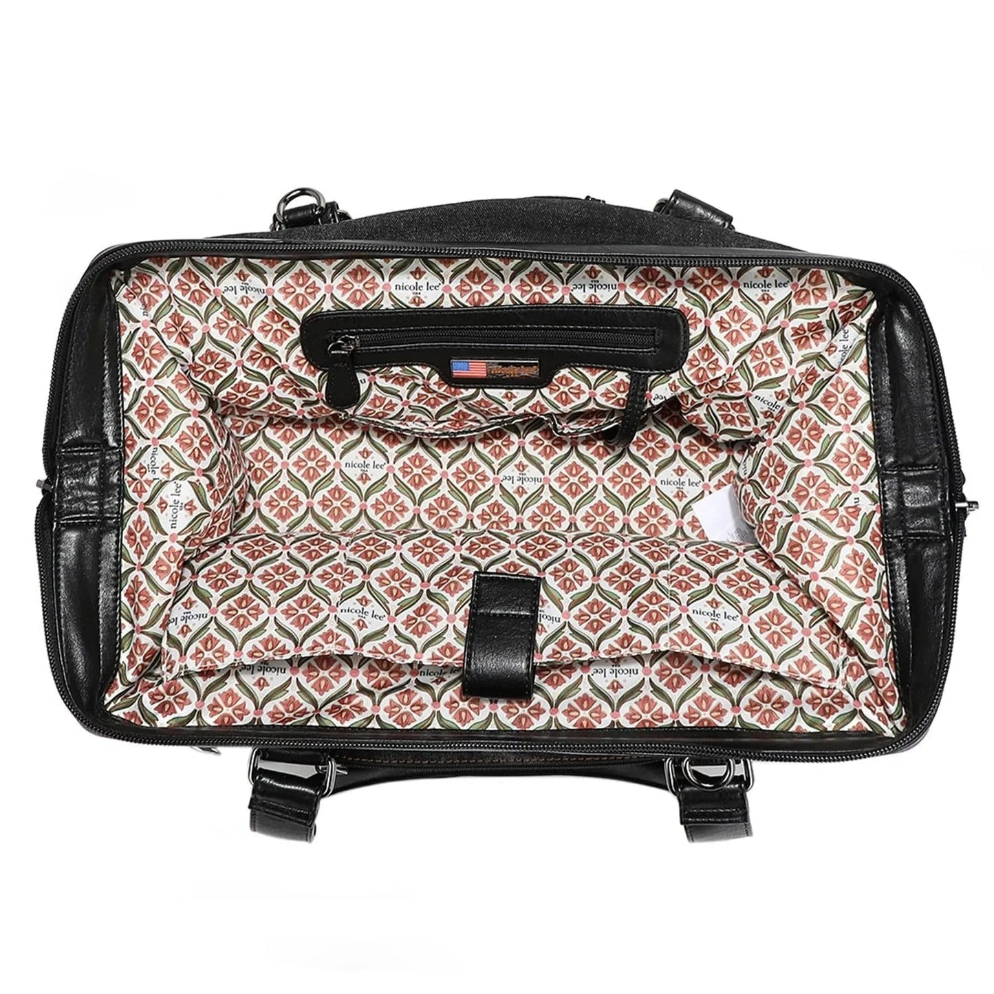 Trendsi SISTERS SECRET / One Size Nicole Lee USA Denim Sisters Secret Weekender Travel Bag