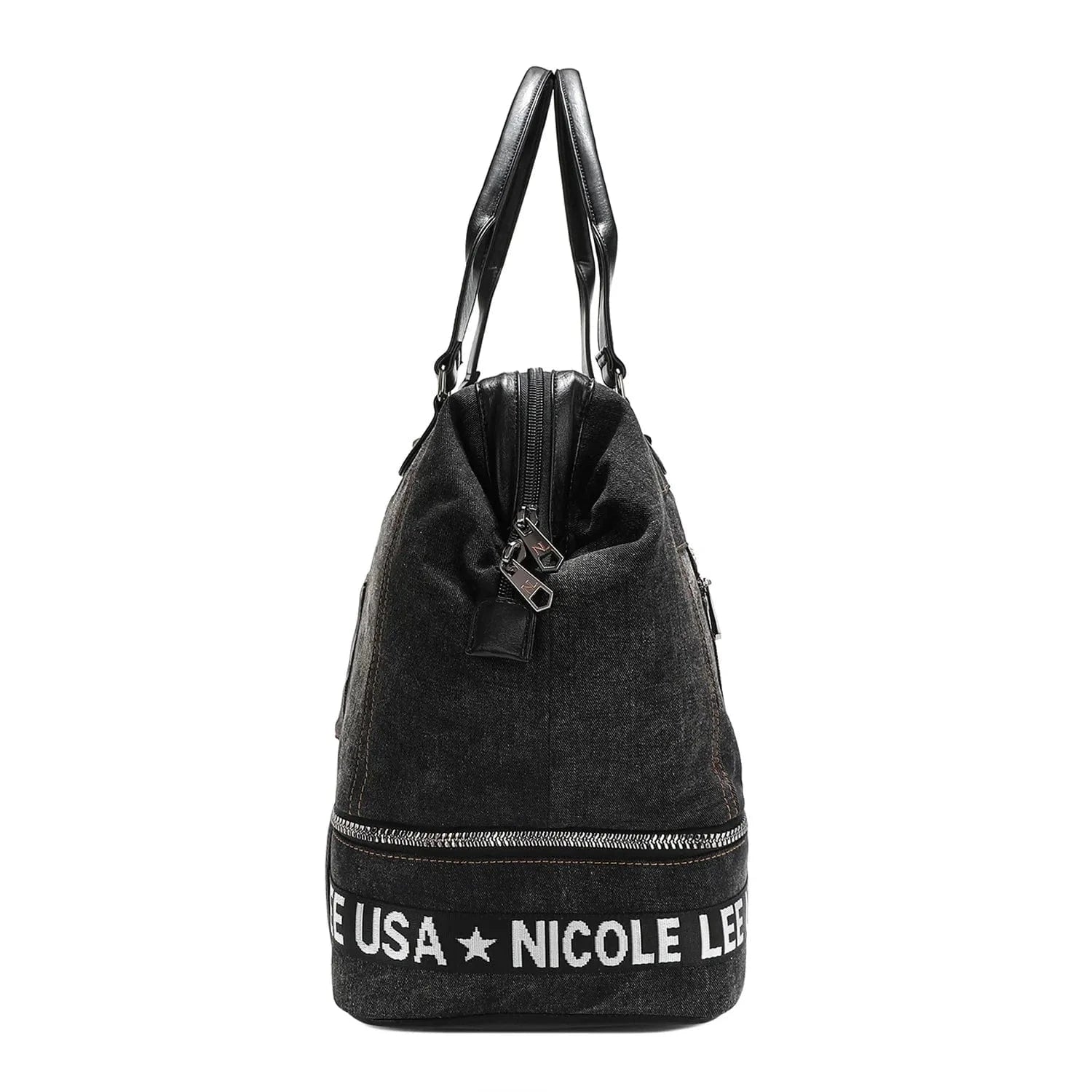 Trendsi SISTERS SECRET / One Size Nicole Lee USA Denim Sisters Secret Weekender Travel Bag