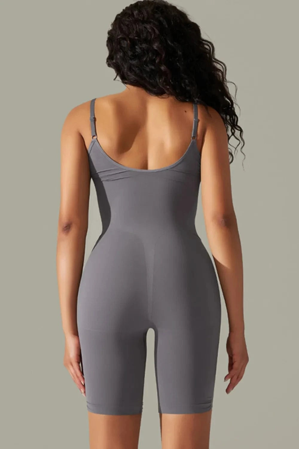 Trendsi Spaghetti Strap Active Romper