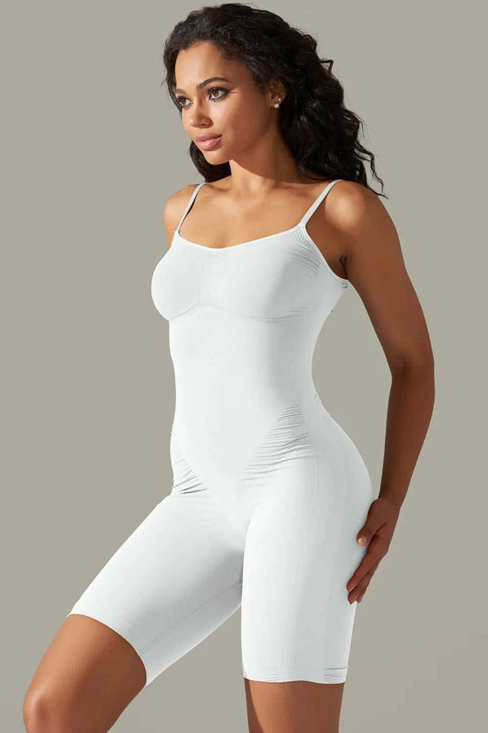 Trendsi Spaghetti Strap Active Romper