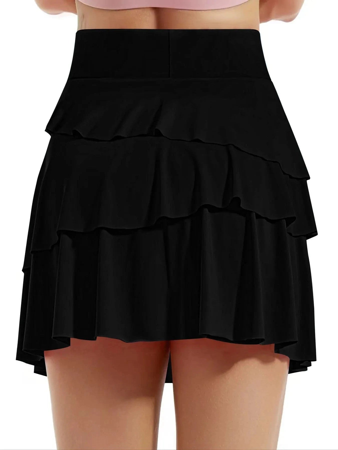 Trendsi tracksuit Tiered Ruffle Active Skort
