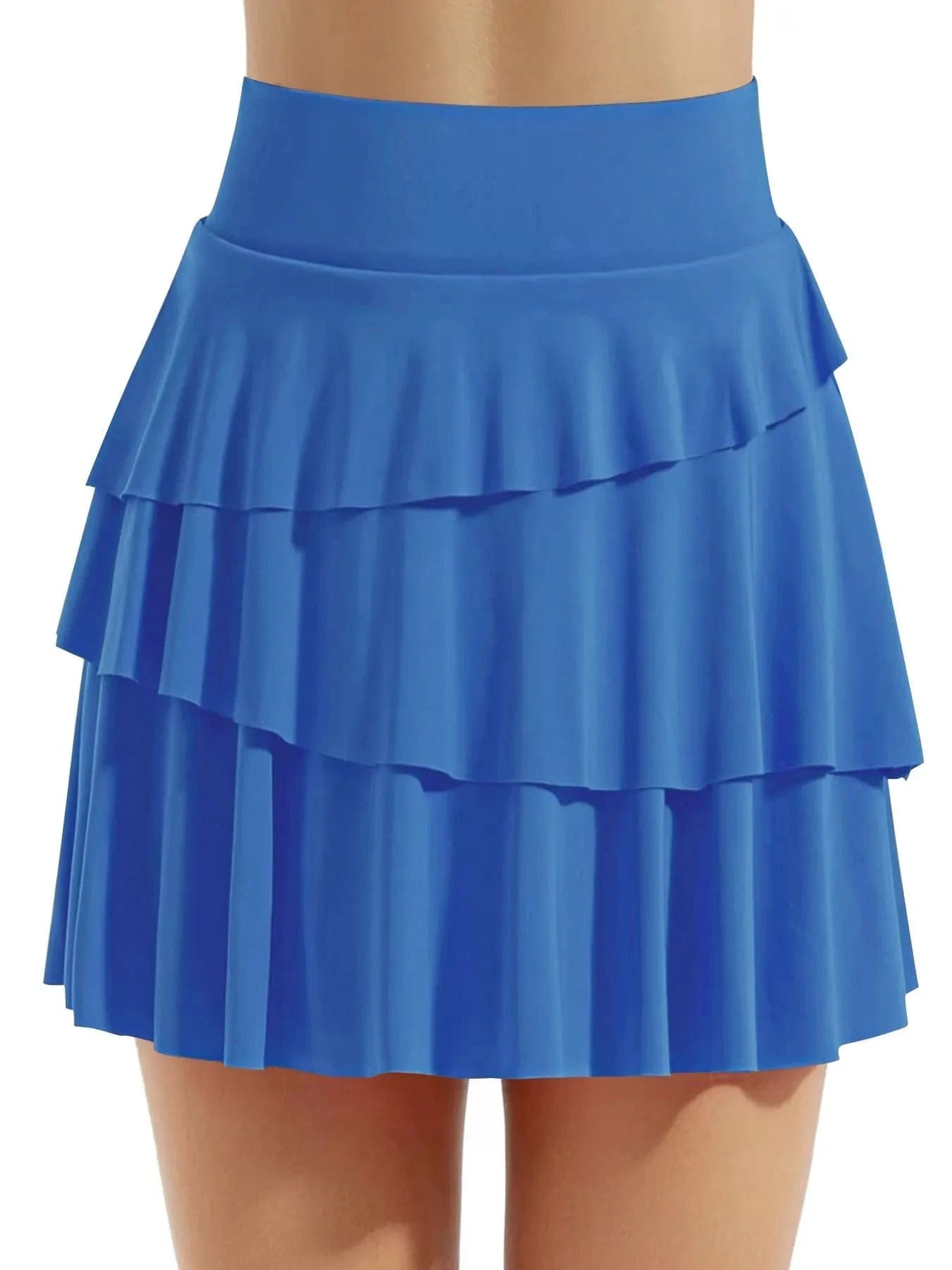 Trendsi tracksuit Tiered Ruffle Active Skort