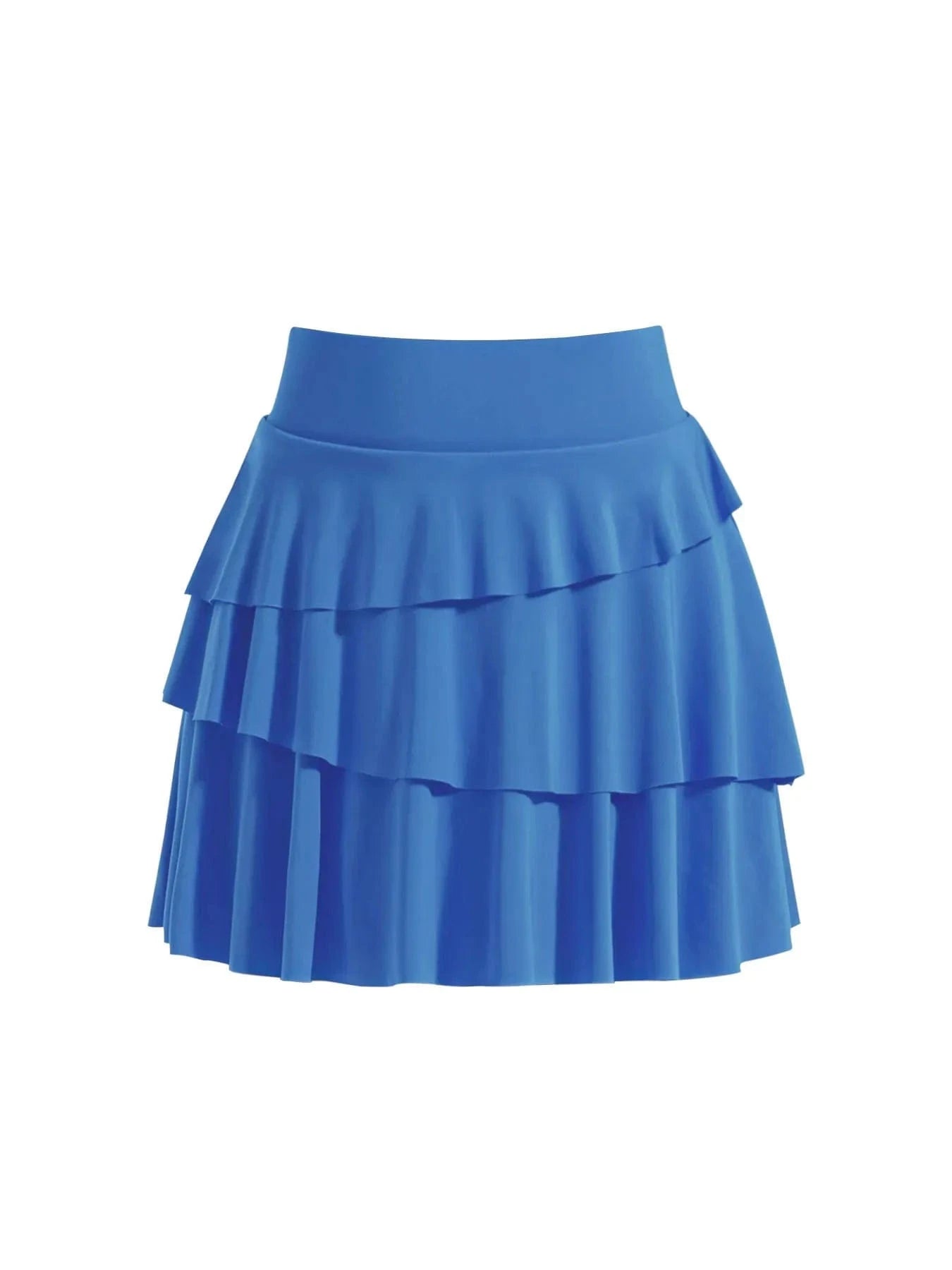 Trendsi tracksuit Tiered Ruffle Active Skort