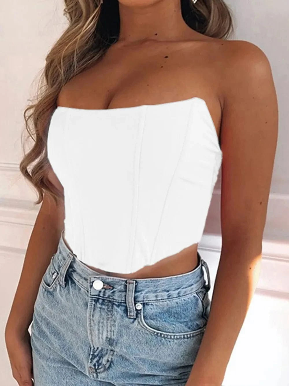 Trendsi Tube Cropped Top