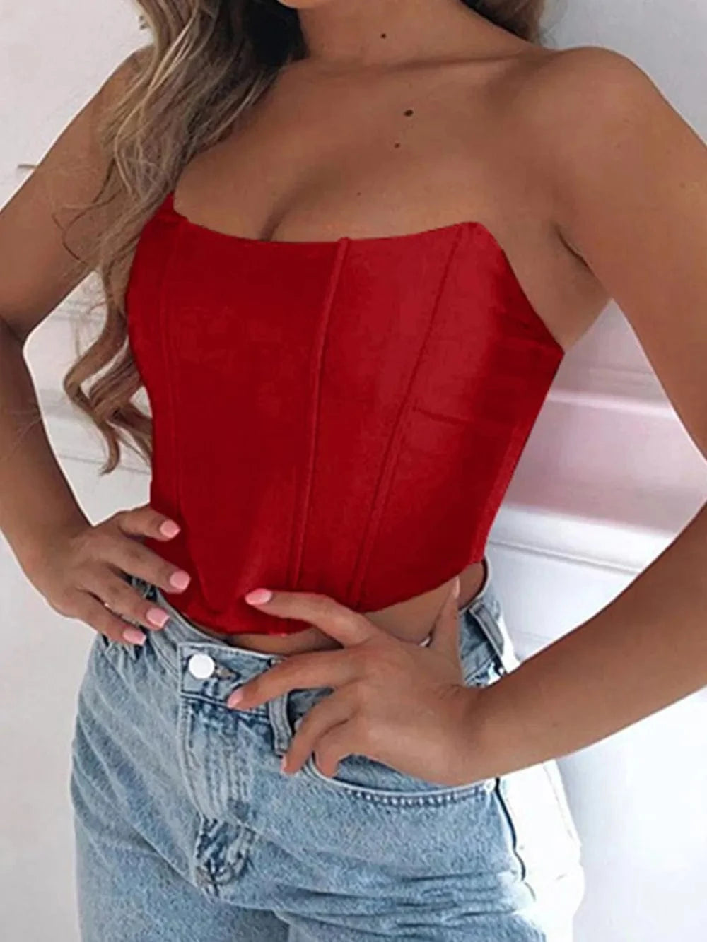 Trendsi Tube Cropped Top