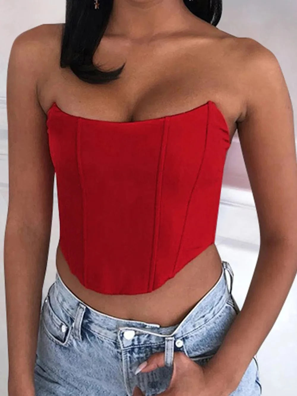 Trendsi Tube Cropped Top