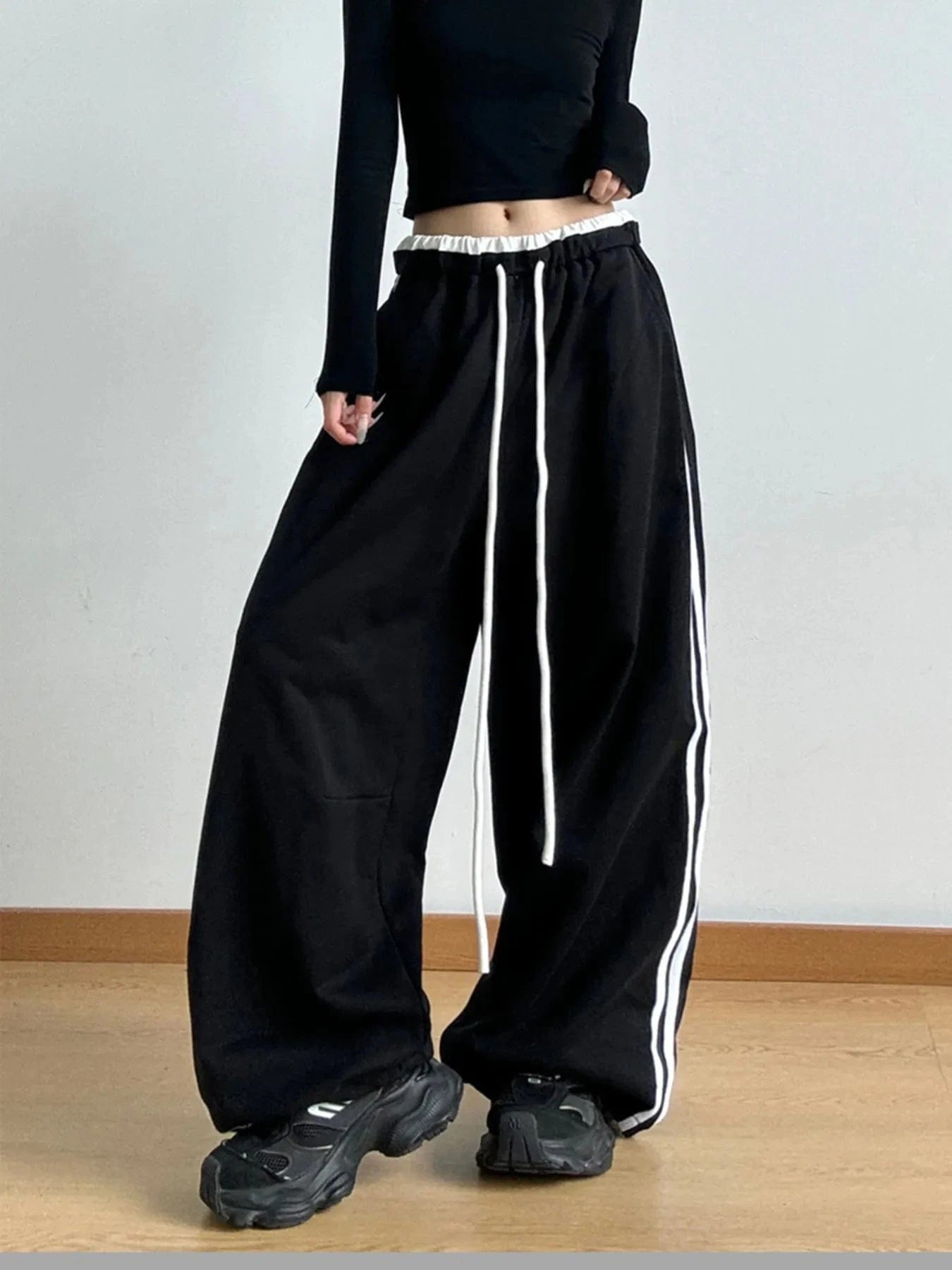 Trendsi Wide Leg Drawstring Pants