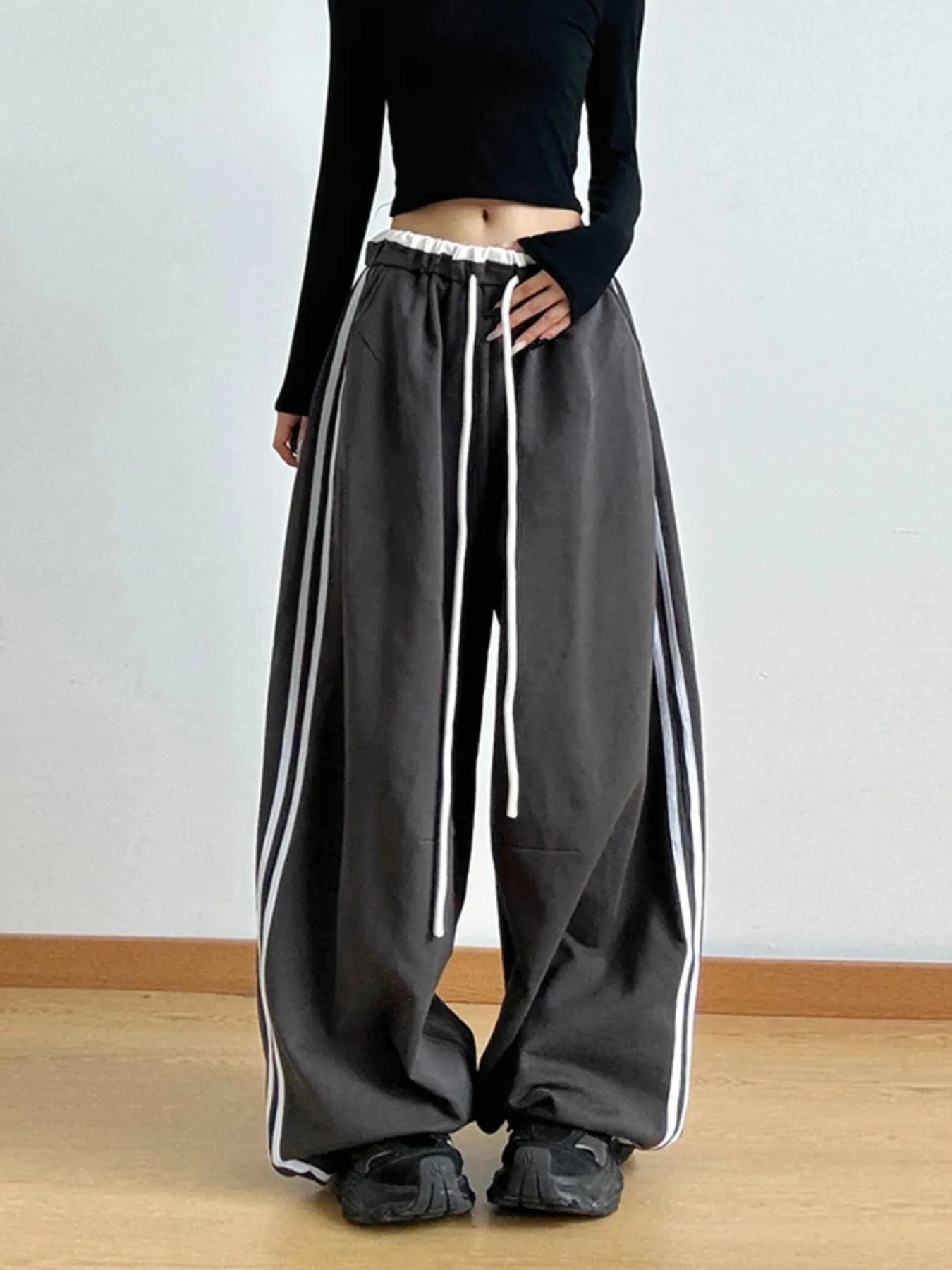 Trendsi Wide Leg Drawstring Pants