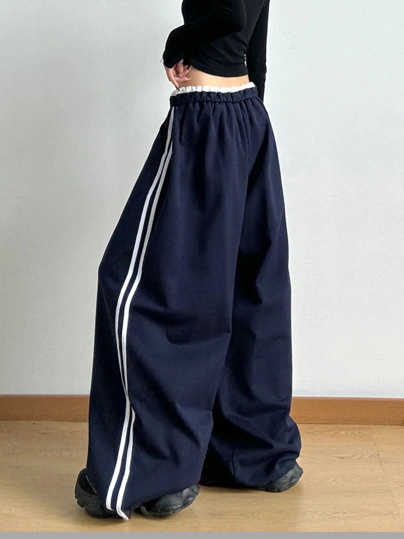 Trendsi Wide Leg Drawstring Pants